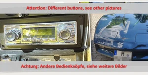 für Chevrolet Corvette C3 1977 1978 Oldtimer Auto Radio DAB+ UKW Bluetooth AUX - Picture 1 of 11