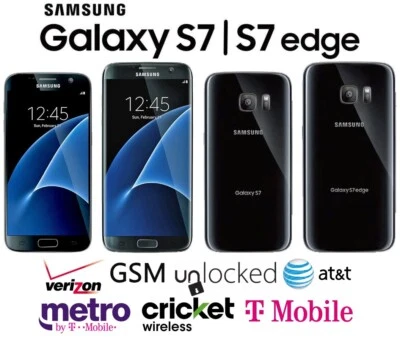 Samsung Galaxy S7 | S7 edge 32GB Unlocked Verizon AT&T T-Mobile Metro Cricket A+ - Image 1 of 4