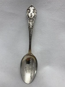 Sterling Silver .925 ~ "Connecticut" State Souvenir 5 1/2" Spoon - Picture 1 of 10