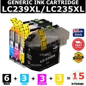 15X Generic LC239 XL LC235 XL CMY Ink Cartridge For Brother MFC J5320DW J5720DW - Picture 1 of 6