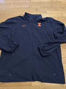 Nike Illinois Player Issue Illini On-Field Performance Jacket Men XL NCAA DC6517 - Picture 1 of 8