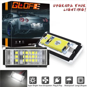 No Error LED License Plate Light Bulb For BMW E46 4D Sedan 1998-2003 Super White - Picture 1 of 8