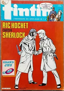 JOURNAL DE TINTIN/587/DÉCEMBRE 86/COUVERTURE DE TIBET/RIC HOCHET/CHEVALIER BLANC - Imagen 1 de 5
