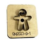 Premium Quality Gingerbread Man Die Cut Template for Handcrafted Pendants