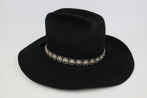 Resistol Quicksilver Size 7 4XXXX Beaver Felt Western Cowboy Hat H4504 Black - Picture 1 of 20