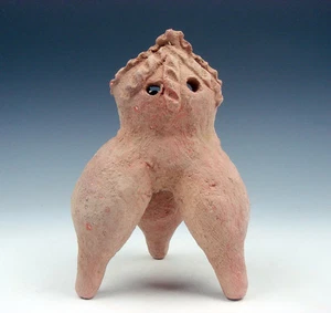 Chinese MaJiaYao Culture Pottery Tripod Unique Jar Cup #02011603 - Picture 1 of 1