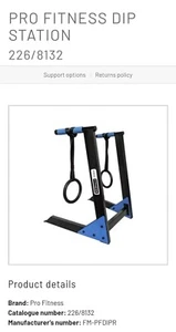 Pro Fitness Dip Station - Tricep dipstation calisthenics - body weight workout - Picture 1 of 17