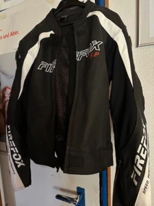 Motorrad Lederkombi Damen neuwertig Firefox schwarz Kombi Zweiteiler 46/42 - Bild 1 von 9