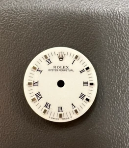 Original Dial Rolex Size 20mm White, Silver Index - Quadrante No Date. cal 2130 - Picture 1 of 3