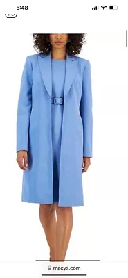 ALBERT NIPON DRESS SUIT/NEW WITH TAG/RETAIL$280/SIZE 18/LENGTH39"/PALE BLUE - Image 1 of 4