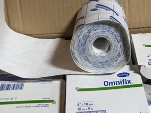 Cinta de retención no tejida Omnifix 4" x 10 yardas 36410000 caducada 11 rollos - Imagen 1 de 5