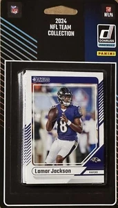 Baltimore Ravens 2024 Donruss Factory Team Set Lamar Jackson 4 Rated Rookie Card - Picture 1 of 6