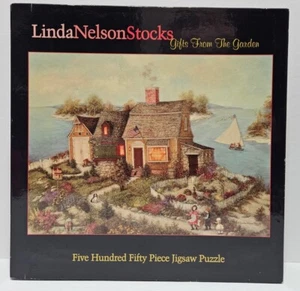 Linda Nelson Stocks Gifts From The Garden 550 Piece Jigsaw Puzzle 24"x18" Ceaco - Picture 1 of 8