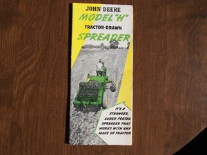 Original John Deere Model H Tractor Drawn Spreader Dealer's Brochure A525-46-8 - Picture 1 of 3