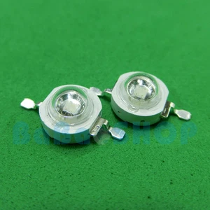 5pcs ~100pcs 3W 45mil UV 365nm~370nm Purple LED Lamp Beads Curing Light Aquarium - Picture 1 of 2