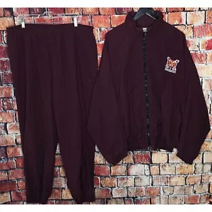 Vintage Morehouse College Football HBCU XXXL Trainingsanzug Nylon Windbreaker Tracksuit - Bild 1 von 8