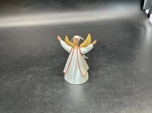 2001 Hallmark Keepsake Graceful Angel Bell Porcelain Christmas Ornament  - Picture 1 of 8