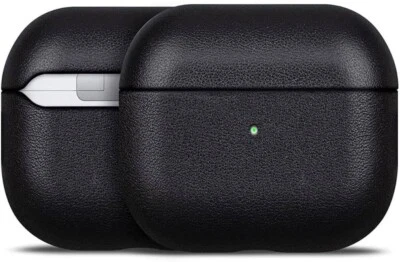 ÉTUI CUIR NOIR HOUSSE DE PROTECTION COMPATIBLE APPLE AIRPODS 3 - Photo 1/4