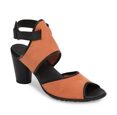 Sandalia Arche 261962 Mujer Leiga Tacón Cordón Coral Talla 7 Mediana Foto 1 de 4