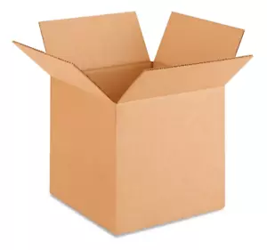 10x10x10 Lightweight 32 ECT Corrugated Shipping Boxes 25/pk - Picture 1 of 1