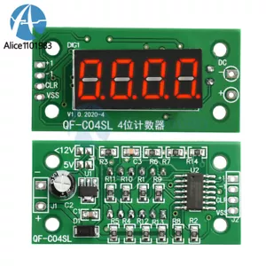 DC4-40V 0-9999 Electronic Digital Counter Module With Power Cut Memory Function - Picture 1 of 17