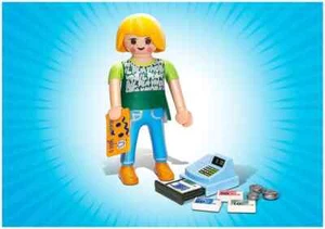 Playmobil Plus 70685 Kassiererin Figur Zubehör Spielzeuge Bau Spiele Weihnachten - Picture 1 of 12