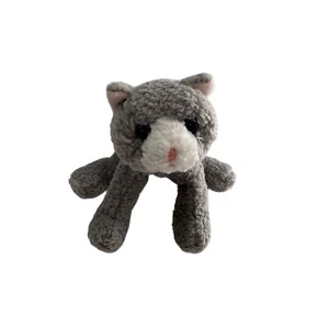 Gund Little Pitters Gray Plush Cat Toy 6" Polyester For Kids & Collectors Kitty - Picture 1 of 9
