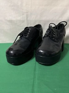 Funtasma Black Jazz Platform Shoes Size S New In Box - Picture 1 of 16