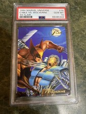 1994 Flair Marvel Universe Cable Vs Wolverine #74 PSA 10