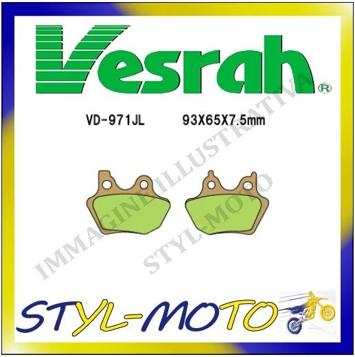 VD-971JL Plaquettes Avant Frittées Harley Davidson 1450 Dyna Wide Glide 2001 Foto 1 de 1