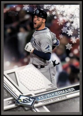 2017 Topps Walmart Holiday Snowflake Relics #RKK Kevin Kiermaier JERSEY - NM-MT - Image 1 of 2
