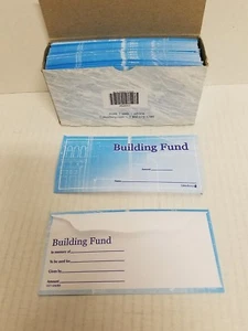 Cokesbury Building Fund Envelopes-6.25 x 3.25" Blue Box of 100-LOT OF 2 BOXES - Picture 1 of 1