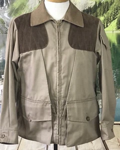 Chaqueta ORVIS Para Hombre Talla Pequeña Safari Caqui Tostado Safari Caza Abrigo Etiqueta Vermont - Imagen 1 de 12