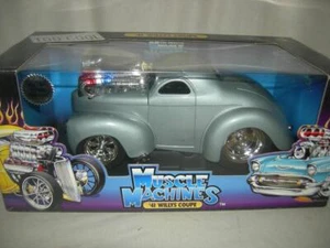 41 Willys coupe Silver/Grey Muscle Machine. Nice Box 1:18 scale - Picture 1 of 1