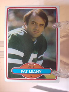 Tarjeta de fútbol americano 1980 Topps #363 Pat Leahy (93751) - Imagen 1 de 2