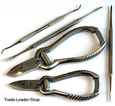 Pediküre Set Nagelzangen Pufferfeder Exkavator Manikürstab Feile Maniküre NATRA - Bild 1 von 4