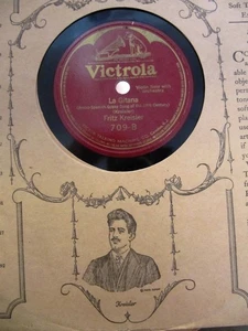 1919 FRITZ KREISLER Violin LA GITANA Arabic Spanish Song/ GYPSY SERENADE VIC 709 - Foto 1 di 4