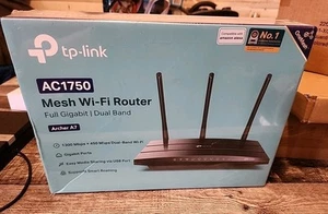 TP-Link Archer A7 AC1750 WLAN Dual-Band Gigabit Router - Schwarz - Bild 1 von 2