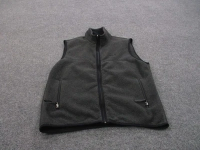 Vintage Patagonia Vest Jacket Men L Gray Fleece Synchilla USA Made 2S192 - Image 1 of 4
