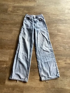 Hellblaue baggy  Jeans von Pull & Bear Gr. 32 Damen Hose High Waist - Bild 1 von 6