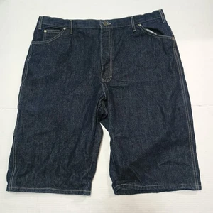 Dickies Herren Dark Denim Jeans Shorts Loose Fit Wide Leg Y2K Skater Größe 42 - Bild 1 von 5