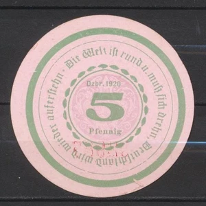 Görlitz - Görlitzer - 1x dinero de emergencia - L 435.b - G/M 449.2b - redondo 5Pf  - Imagen 1 de 2