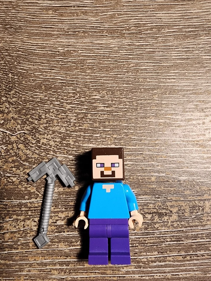 LEGO Minecraft Steve Minifigura Min009 Lote #1 Foto 1 de 1