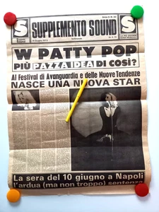 PATTY PRAVO Poster cm 42X57 SUPPLEMENTO a SUPERSOUND 11-Giugno 1973 - Foto 1 di 2