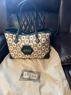 Bolso de Mano Gucci Ophidia Centenario GG Flor Lona Mediano 100 Aniversario Gucci Foto 1 de 4