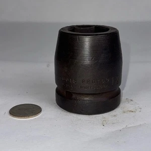 Proto 1-1/8” Impact Socket, 1" Drive 10018 6-Point Wrench USA - Picture 1 of 9