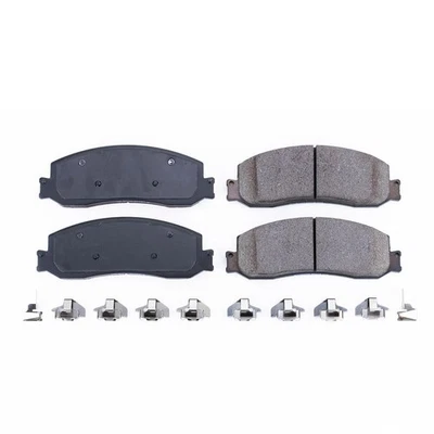 Power Stop Front Ceramic Brake Pads Fits 2012 Ford F-250 F-350 Super Duty 4 Pc Foto 1 de 4