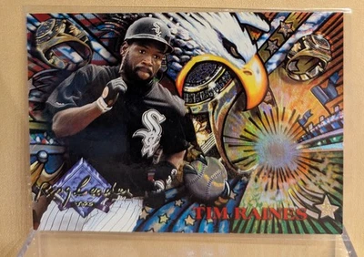 1995 Topps Stadium Club RING LEADERS #12 Tim Raines White Sox HOF RARE INSERT - Image 1 of 2