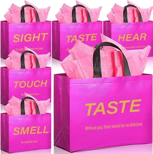 5 Senses Gift Bags for Him Her with Handles Tissue Paper Five Senses Gift for An - Picture 1 of 12