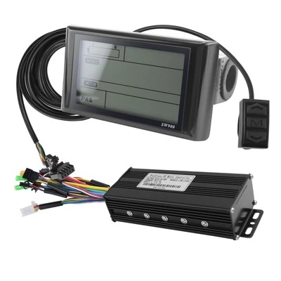 36V 48V 750W 1000W Three-Mode 12 Tubes Brushless 30A Controller Throttle6080 - Image 1 of 4